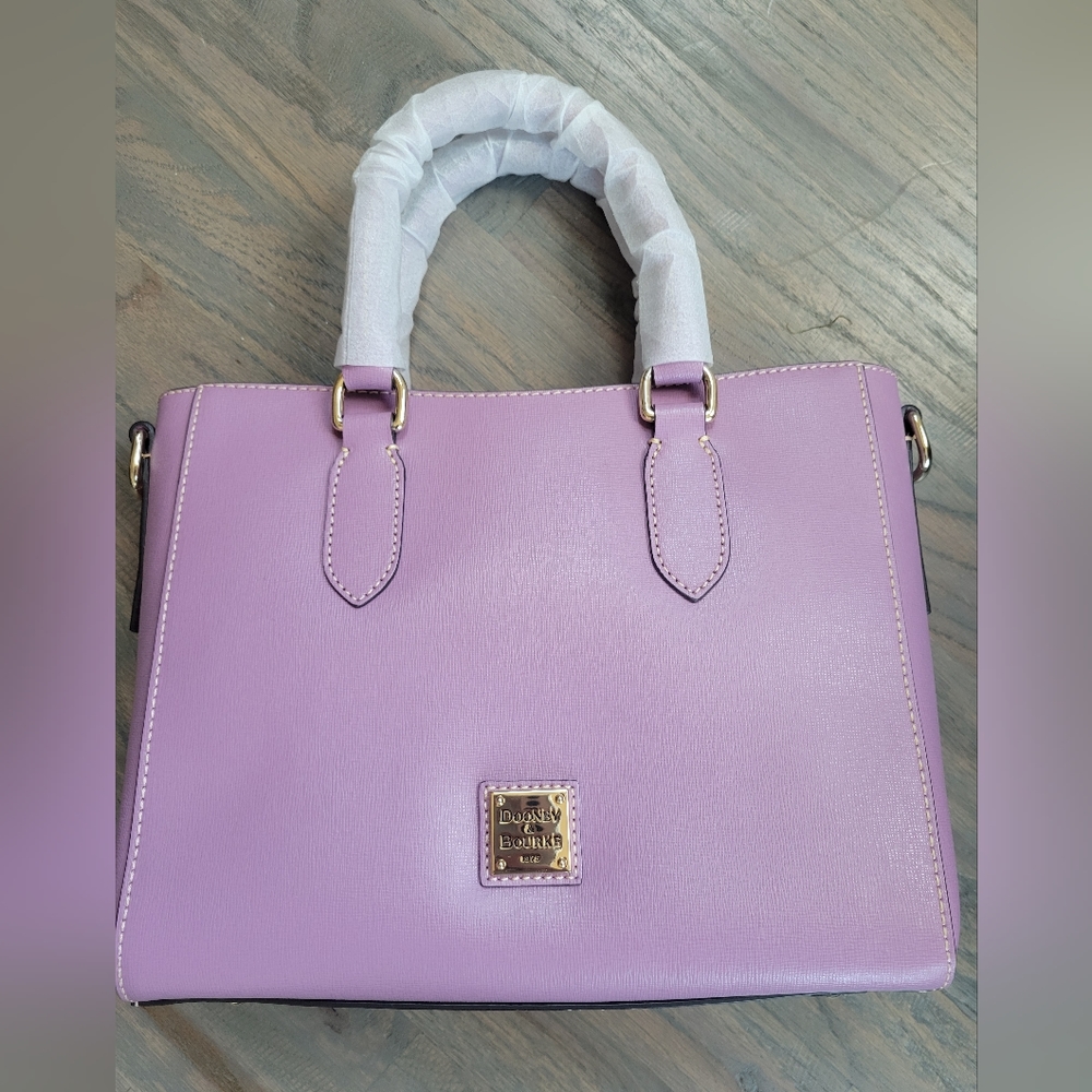 Dooney & Bourke Top Handle Tote in light mauve
